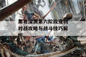 黑石深渊第六阶段宠物对战攻略与战斗技巧解析