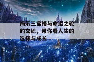 揭示三宫椿与命运之轮的交织，带你看人生的选择与成长