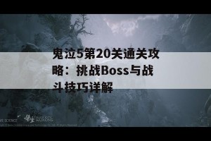 鬼泣5第20关通关攻略：挑战Boss与战斗技巧详解