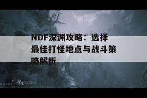 NDF深渊攻略：选择最佳打怪地点与战斗策略解析