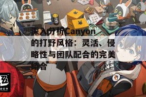 深入分析Canyon的打野风格：灵活、侵略性与团队配合的完美结合