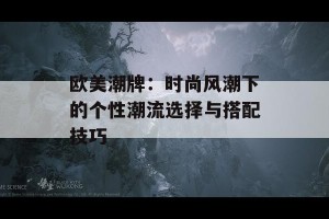 欧美潮牌：时尚风潮下的个性潮流选择与搭配技巧