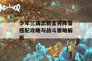 少年三国志新金将阵容搭配攻略与战斗策略解析