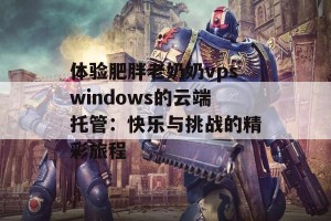 体验肥胖老奶奶vpswindows的云端托管：快乐与挑战的精彩旅程