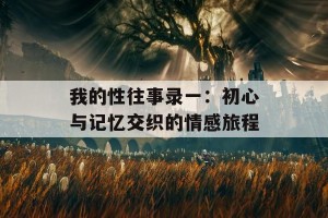 我的性往事录一：初心与记忆交织的情感旅程