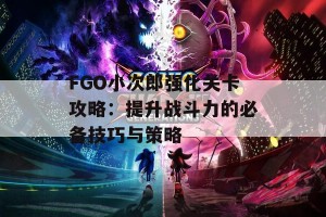 FGO小次郎强化关卡攻略：提升战斗力的必备技巧与策略