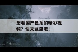 想看国产色系的精彩视频？快来这里吧！