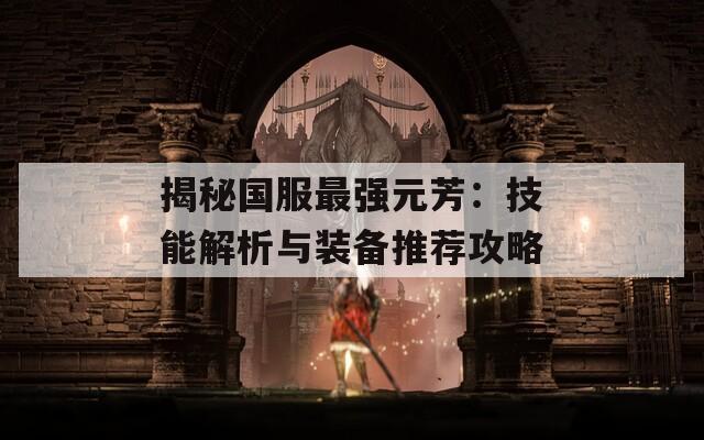 揭秘国服最强元芳：技能解析与装备推荐攻略