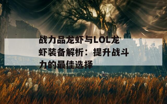 战力品龙虾与LOL龙虾装备解析：提升战斗力的最佳选择