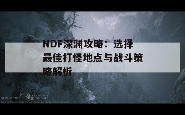 NDF深渊攻略：选择最佳打怪地点与战斗策略解析