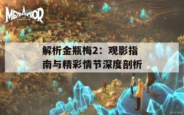 解析金瓶梅2：观影指南与精彩情节深度剖析