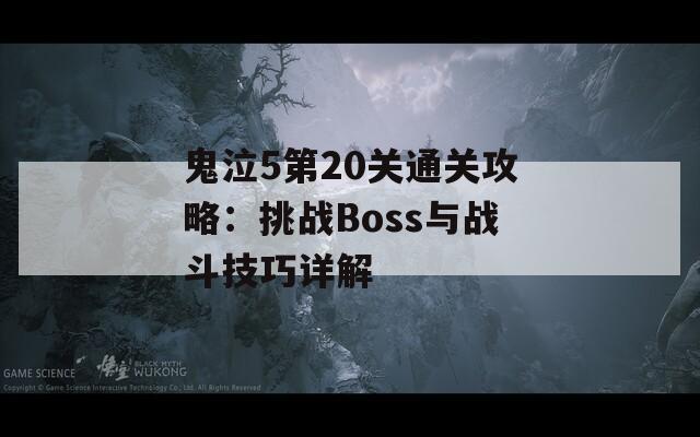 鬼泣5第20关通关攻略：挑战Boss与战斗技巧详解